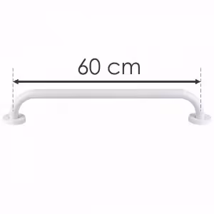 دستگیره کمکی ثابت 60 سانت سفید الکترواستاتیک