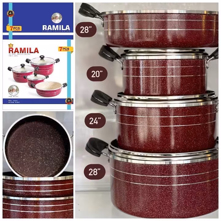 سرویس هفت پارچه گرانیتی زرشکی  خرید و قیمت تولیدی قابلمه گرانیتی خرید و قیمت تولیدی قابلمه روحی