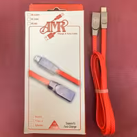 کابل شارژ میکرو اورجینال برند AMR مدل R-220m با 6ماه گارانتی معتبر