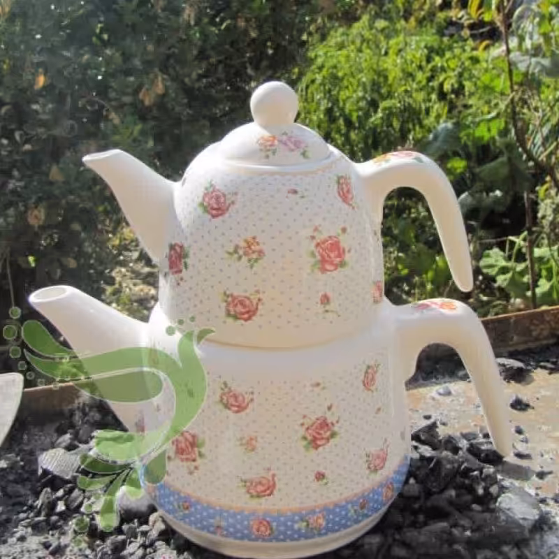 کتری قوری سرامیکی. در  4طرح متفاوت  با قیمت  فوق العاده عالی