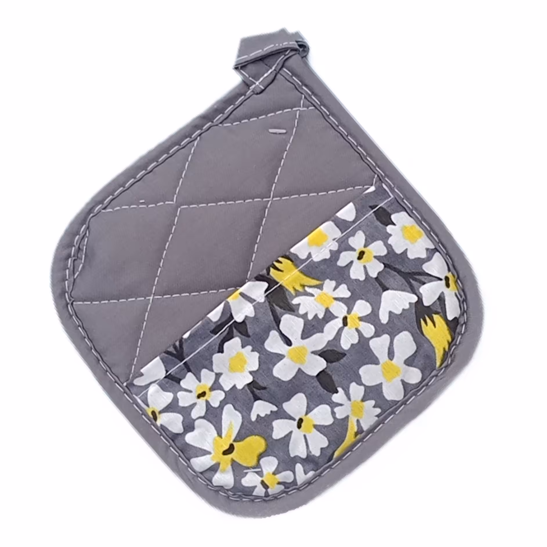 دستگیره قابلمه مربع مدل خاتون (تکه دوزی شده)