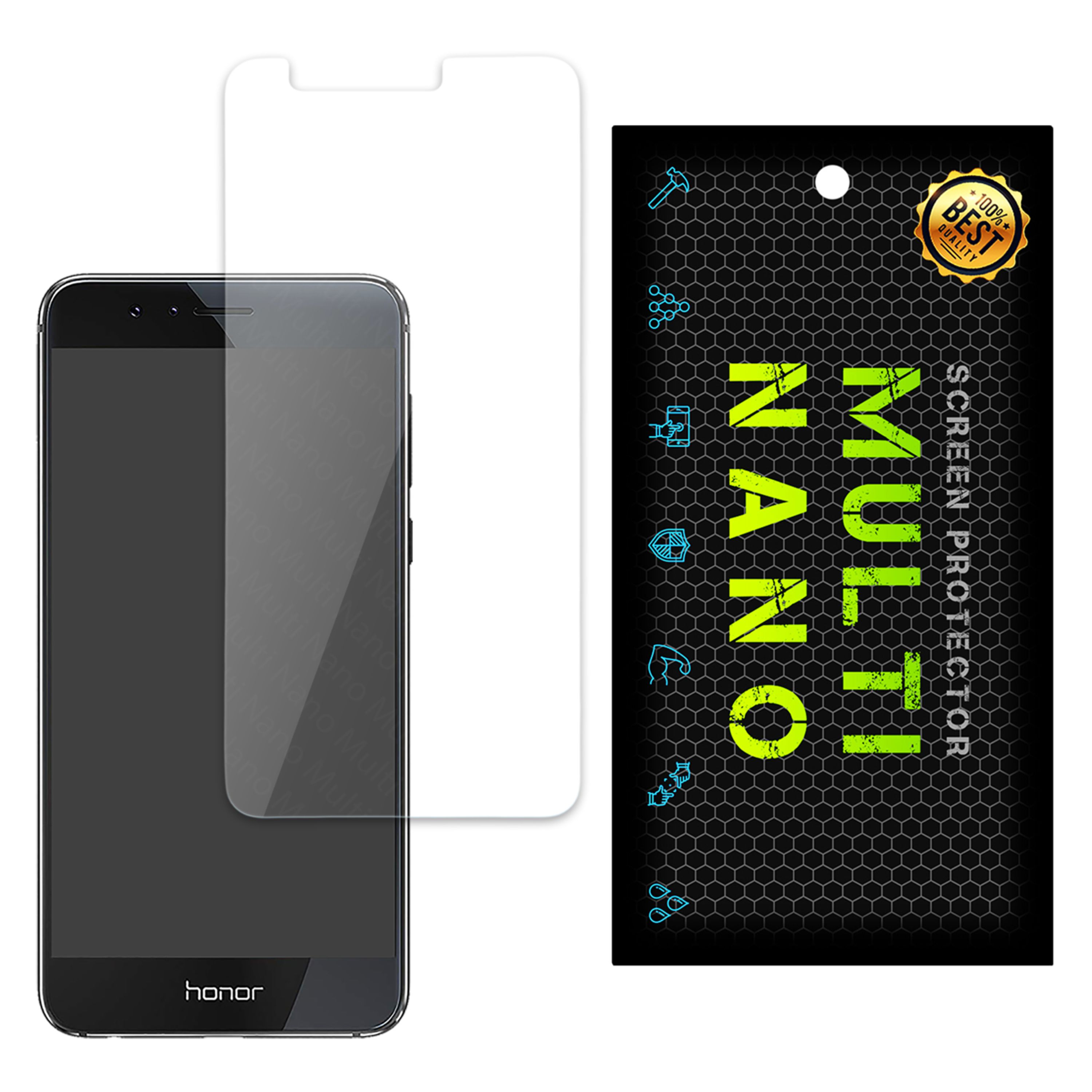 محافظ صفحه نمایش مولتی نانو مدل Pro مناسب برای گوشی موبایل هوآوی Honor 8
