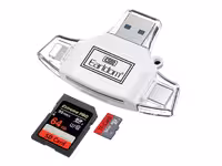 کارت خوان سه سر ارلدام (سفید) Earldom ET-OT31 Card Reader