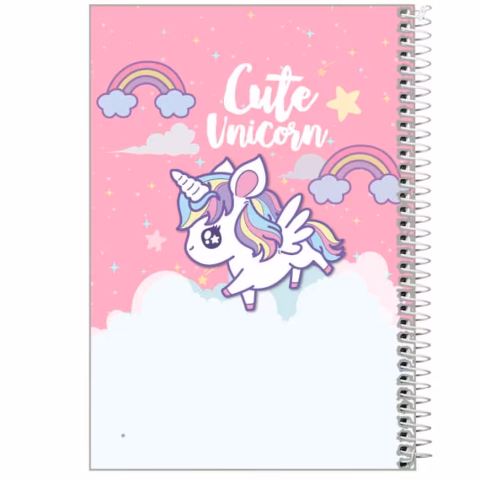 دفتر مشق 100 بزگ طرح یونیکرون با کیفیت عالی و قیمت 