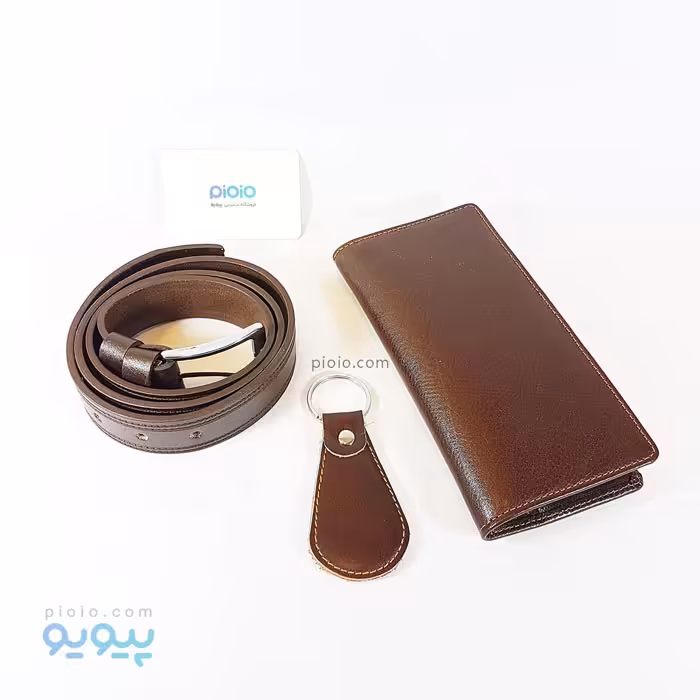 ست چرم طبیعی گاوی 2 تکه کد A502