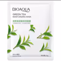 ماسک ورقه ای چای سبز بیوآکوا - حجم 25 گرم
BIOAQUA GREEN TEA
MOISTURIZING FACIAL MASK
