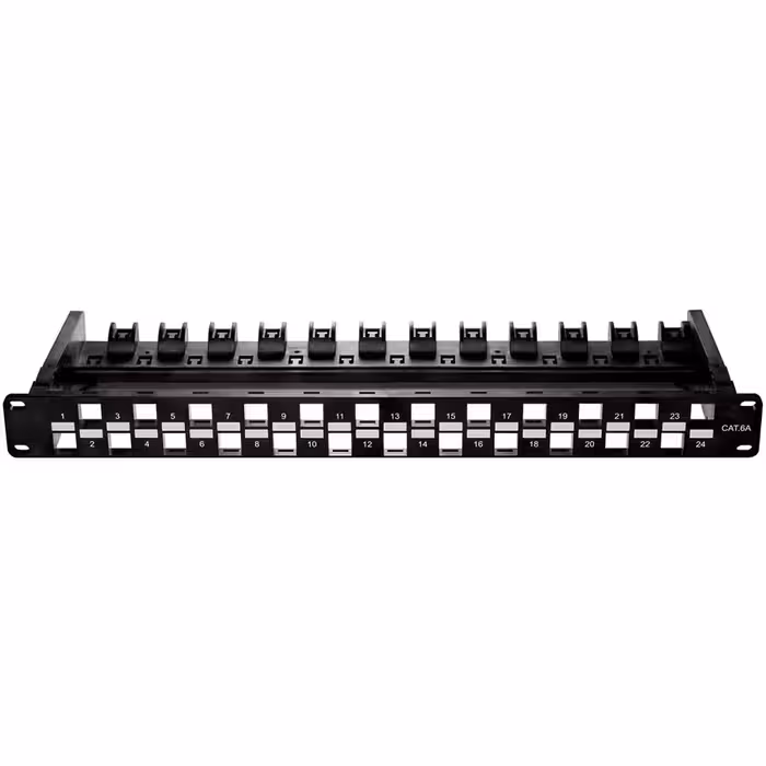 پچ پنل بدون شیلد 24 پورت دی لینک مدل NPP-6A1BLK241