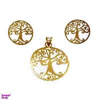 نیم ست طلا 18 عیار کانیار گالری مدل M885