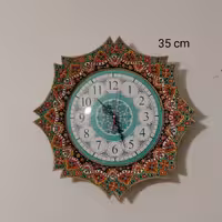 ساعت دیواری میناکاری - قطر 35
