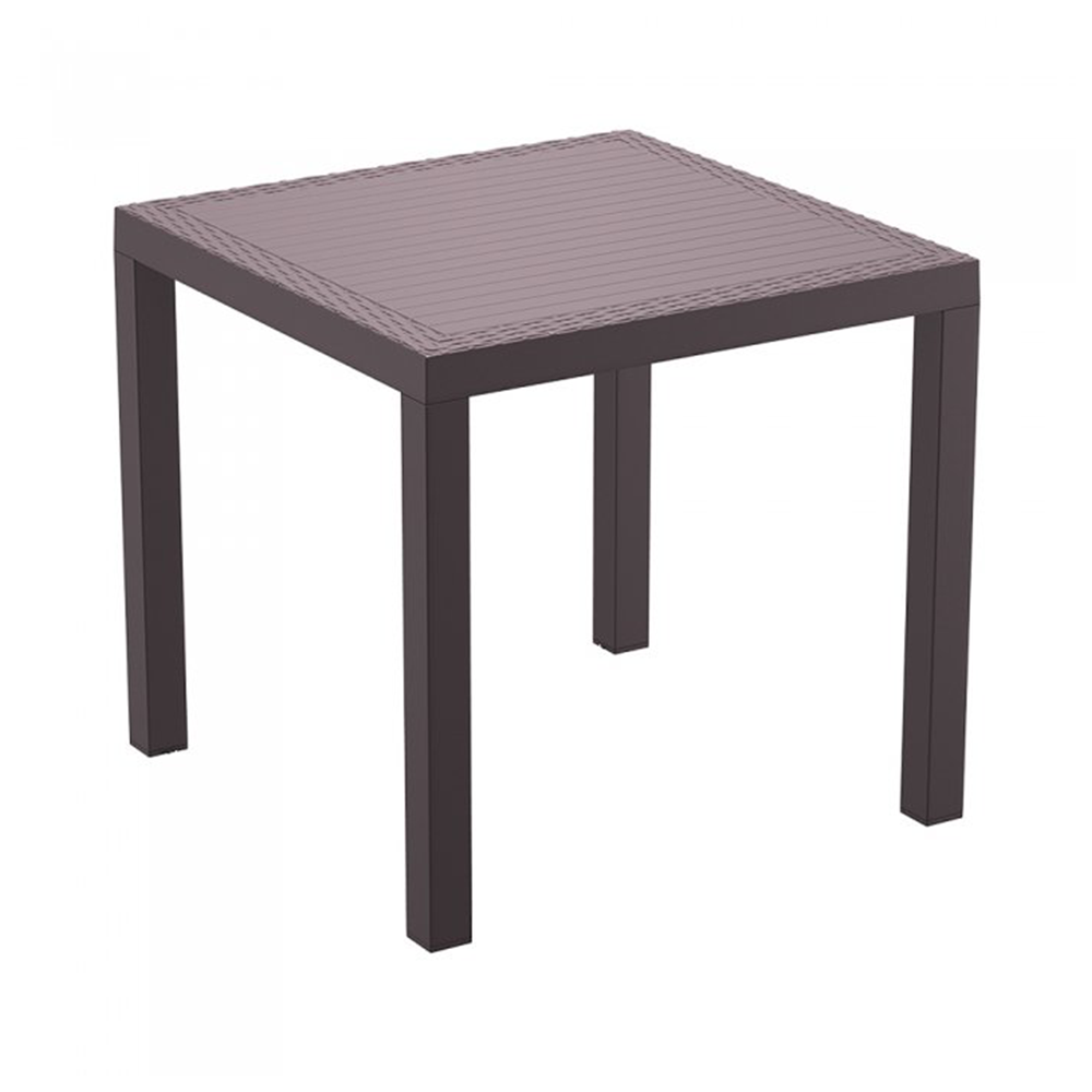 میز باغی حصیری مدل Boston 90 Rattan نظری