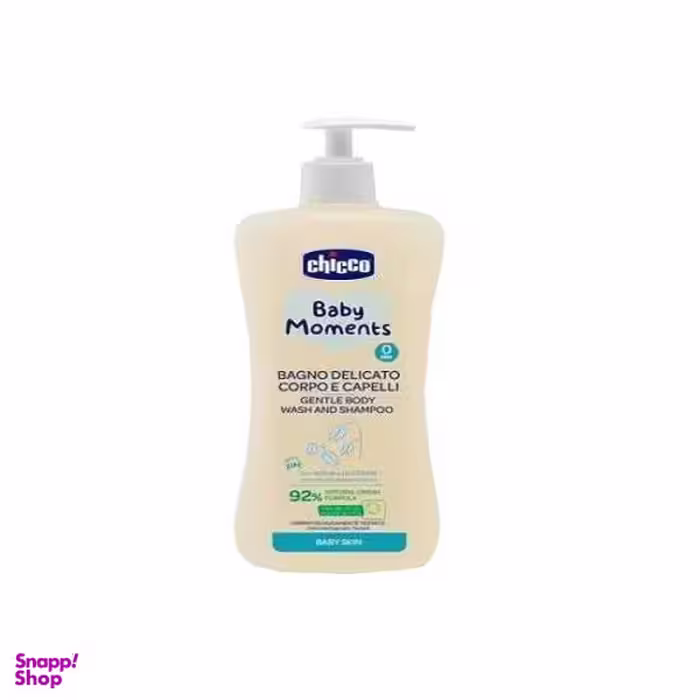 شامپو سر و بدن کودک چیکو (chicco) مدل Bagno حجم 500 میلی لیتر