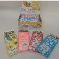 خط کش شابلون دار دوقلو ژله ای درجه یک