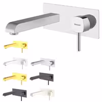 شیر روشویی توکار یک تکه شودر مدل رومر