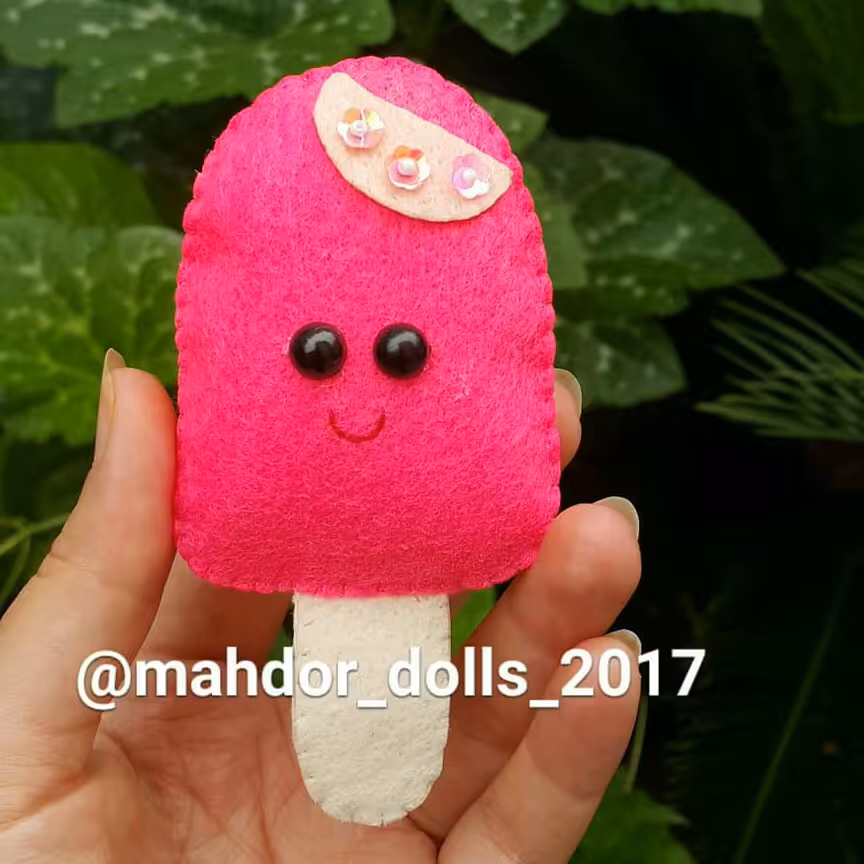 مگنت نمدی بستنی