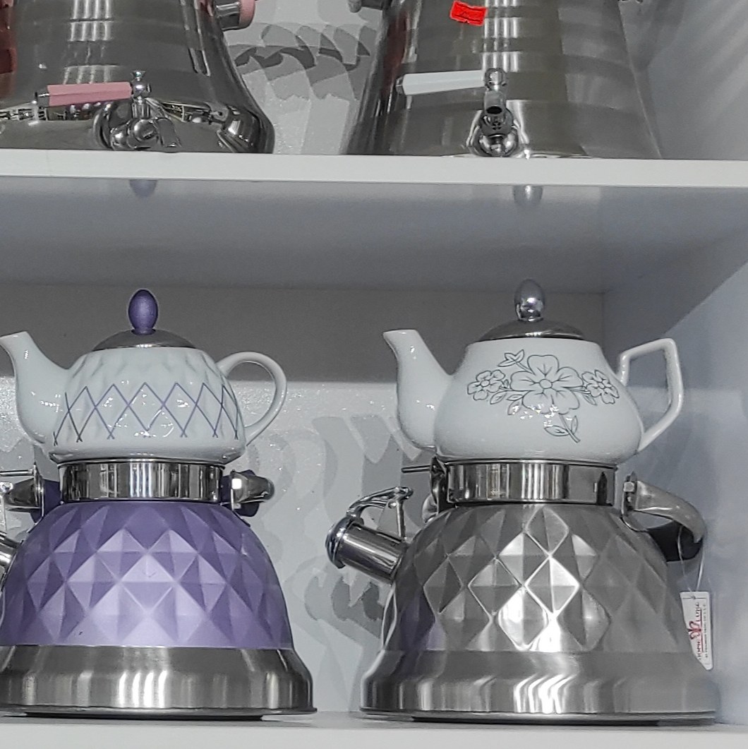 قوری وکتری استیل 