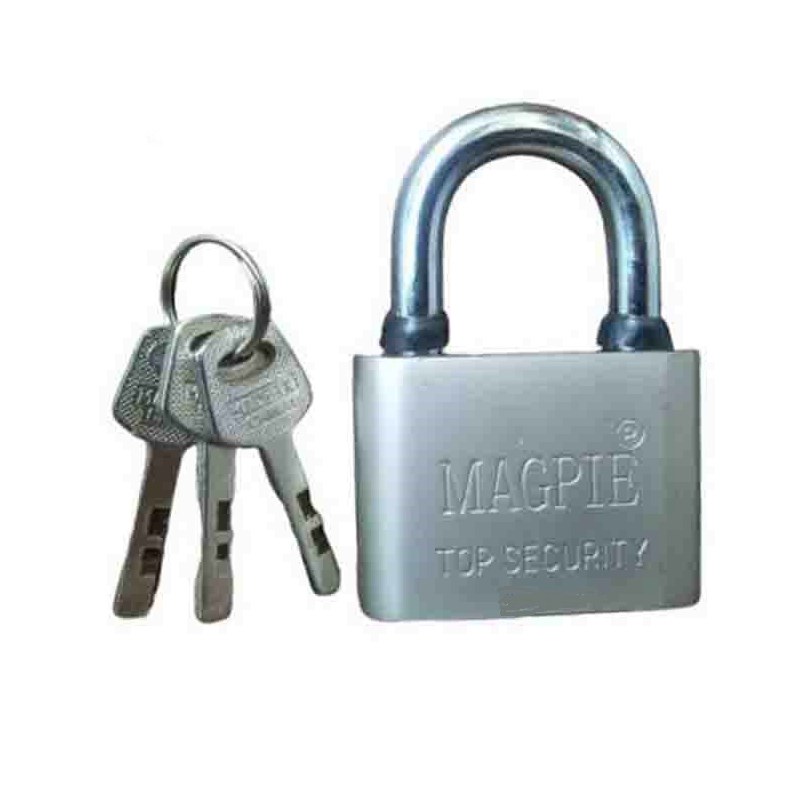 قفل آویز 60 میلیمتری با 3 کلید طرح سولکسی