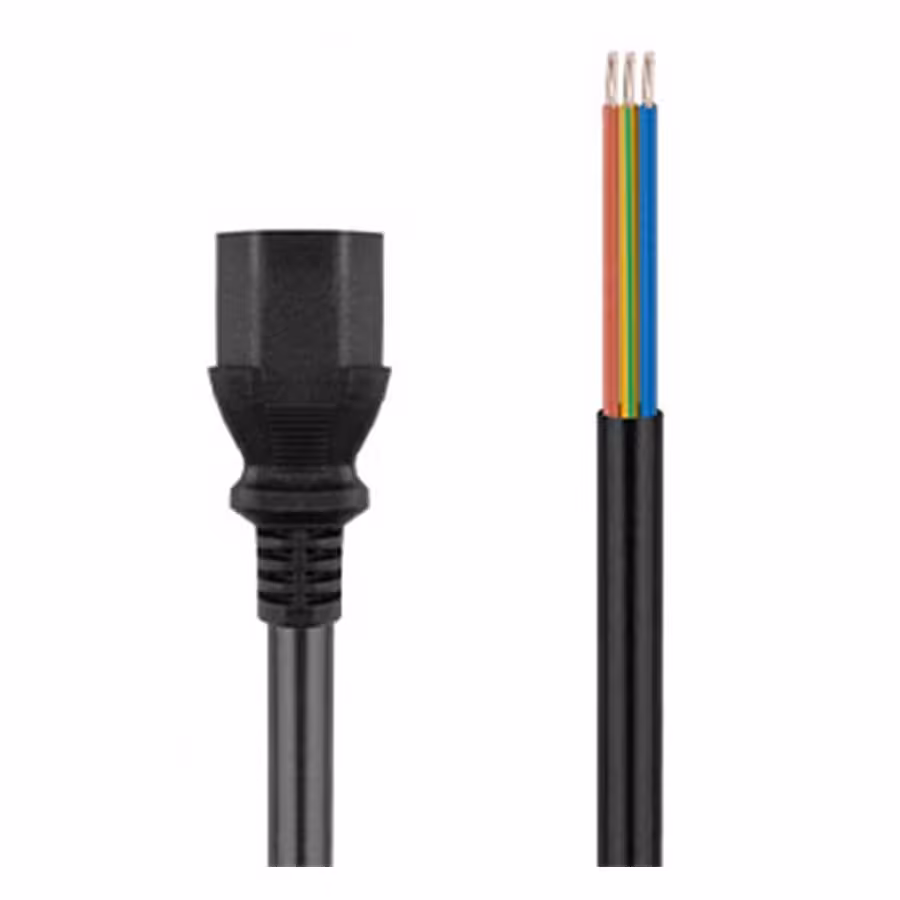 قیمت و خرید کابل پاور ماینر بدون دوشاخه طول 1 متر | یاس ارتباط