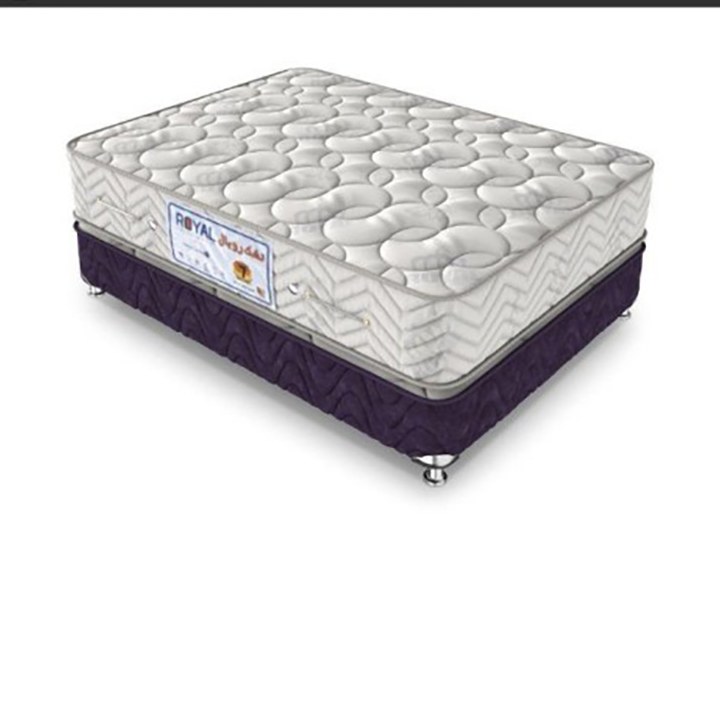 تشک دو نفره رویال اصل طبی فنری سایز 160x200 سه سال ضمانت (ارسال پس کرایه)