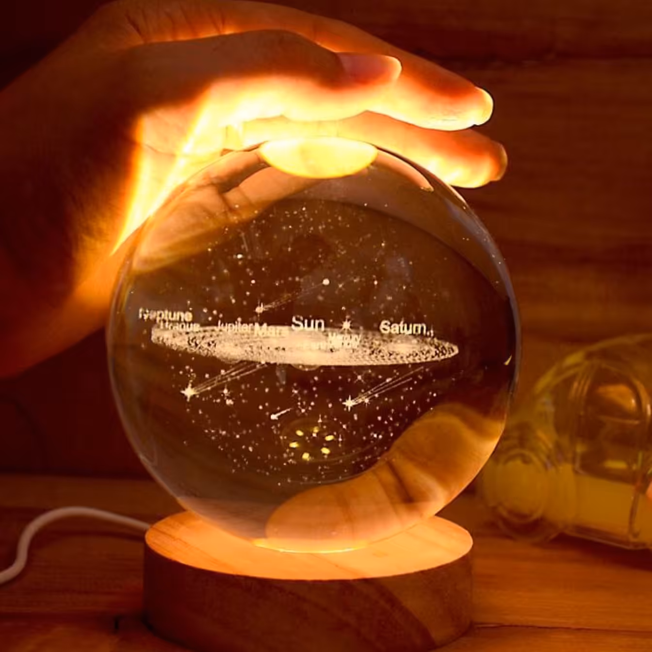 چراغ خواب مدل گوی با طرح های سه بعدی