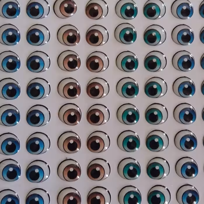 چشم رزینی گرد 5میل .50جفت 