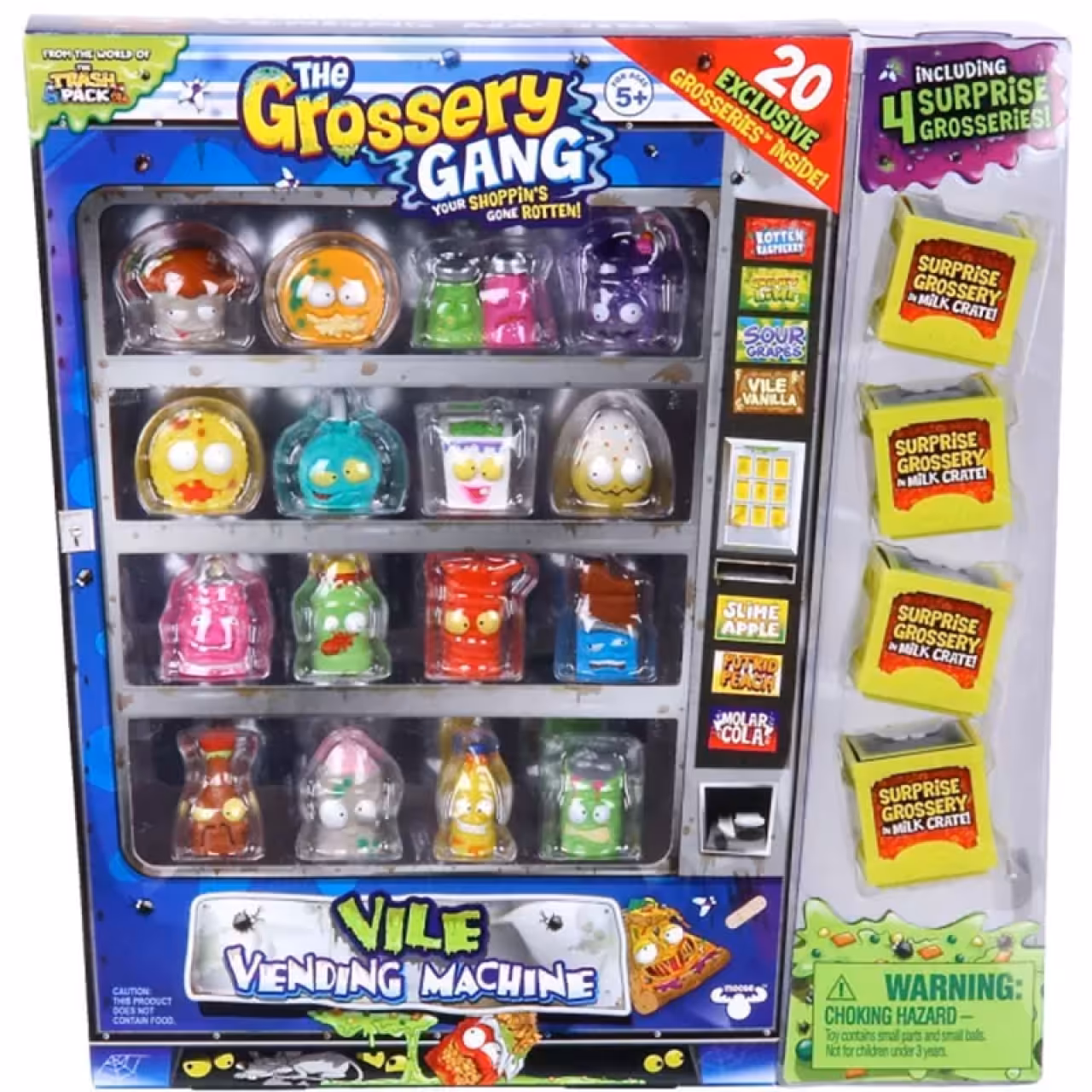 اسباب بازی شانسی مدل Grossery سری Vile Vending Machine بسته بیست عددی