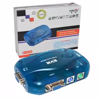 KVM Switch اتوماتیک 2 پورت FJ-K102 PS2