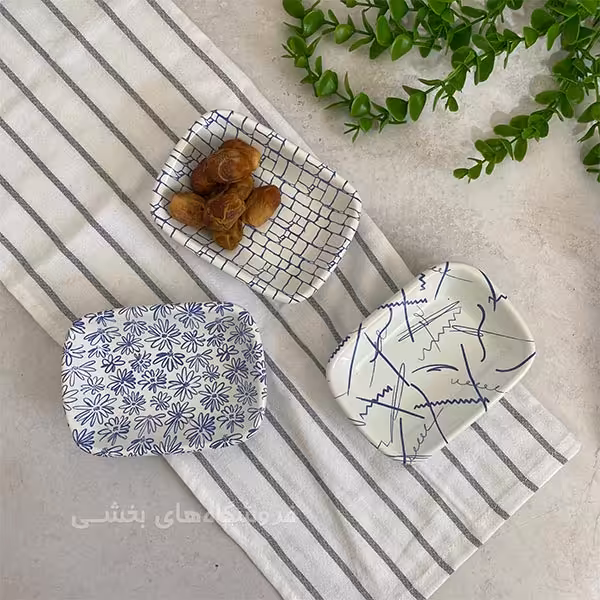 خرما خوری سرامیکی طرحدار