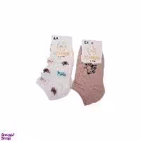 جوراب مدل تدی کد 021 مجموعه 2 عددی