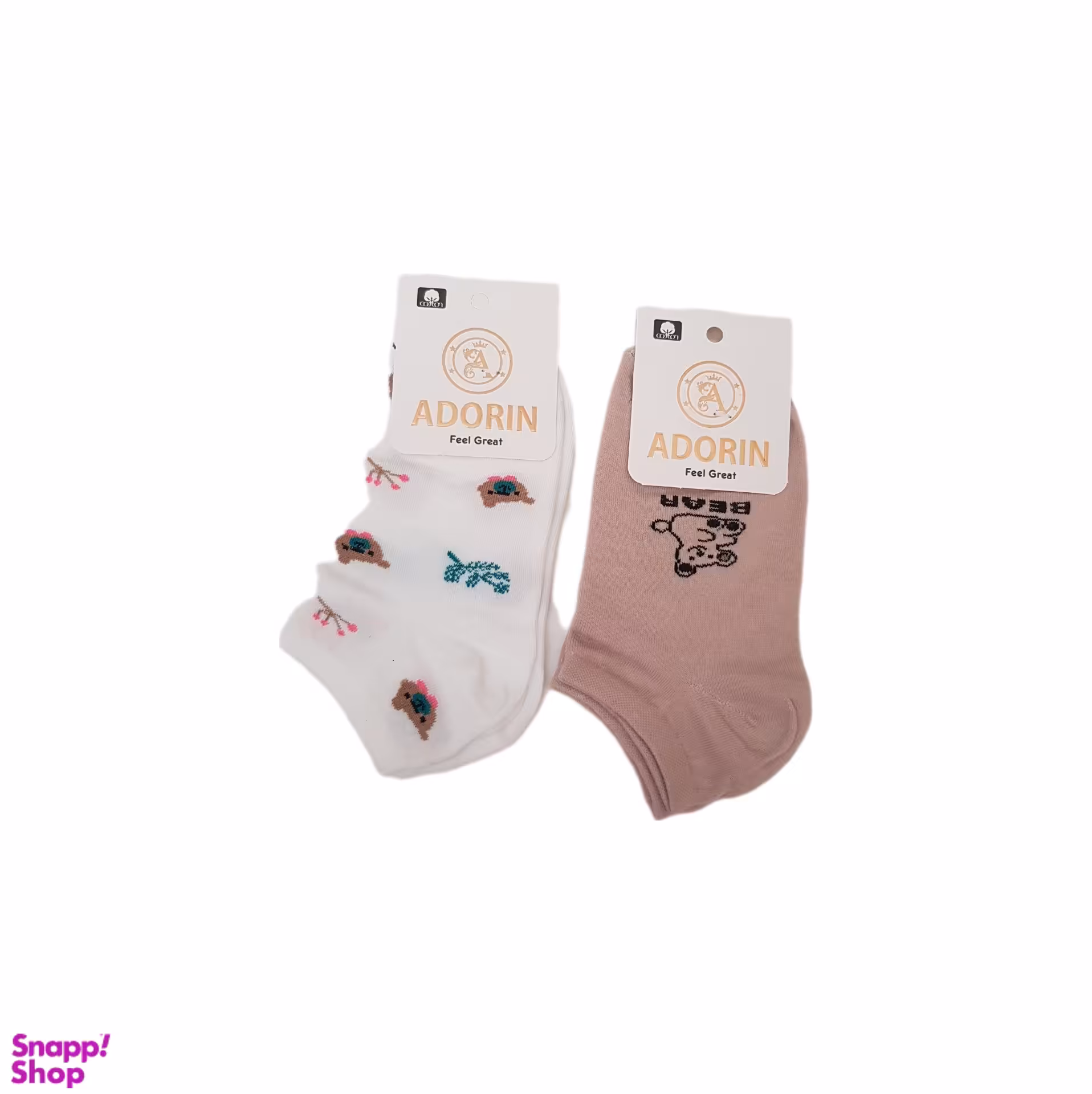 جوراب مدل تدی کد 021 مجموعه 2 عددی