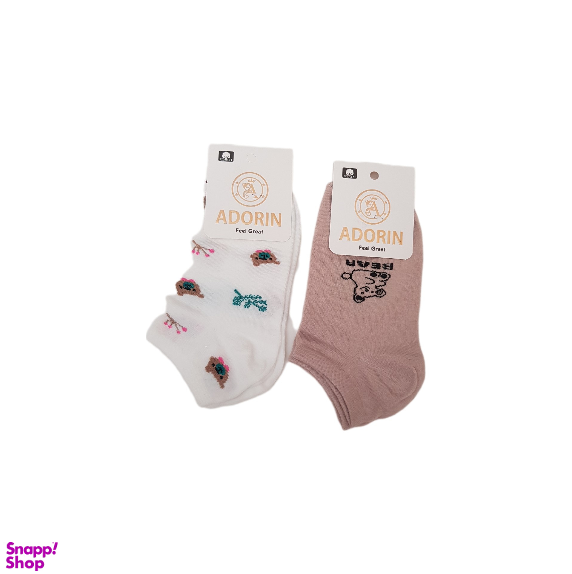 جوراب مدل تدی کد 021 مجموعه 2 عددی