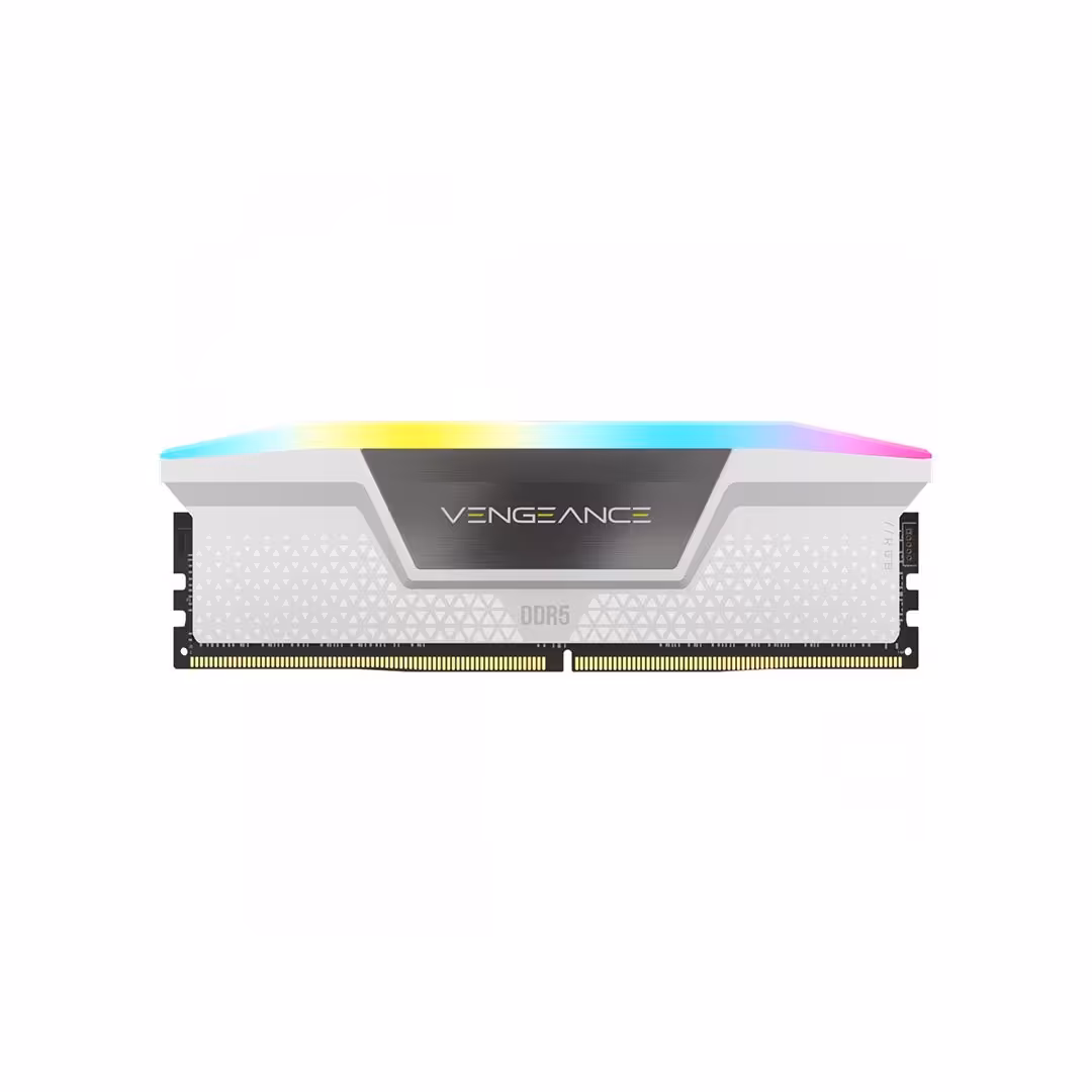 رم کورسیر Vengeance RGB DDR5 5200MHZ CL40 White ظرفیت 32 گیگابایت | آبتین مال 13 فروردین 1404