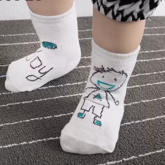 جوراب پسرانه boy کف استپ دار