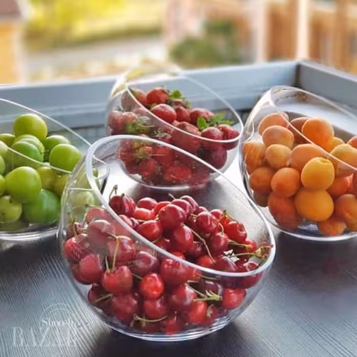 دسر خوری دست ساز بدون پایه آلگراگلاس مدل مگنولیا کد MGN.101