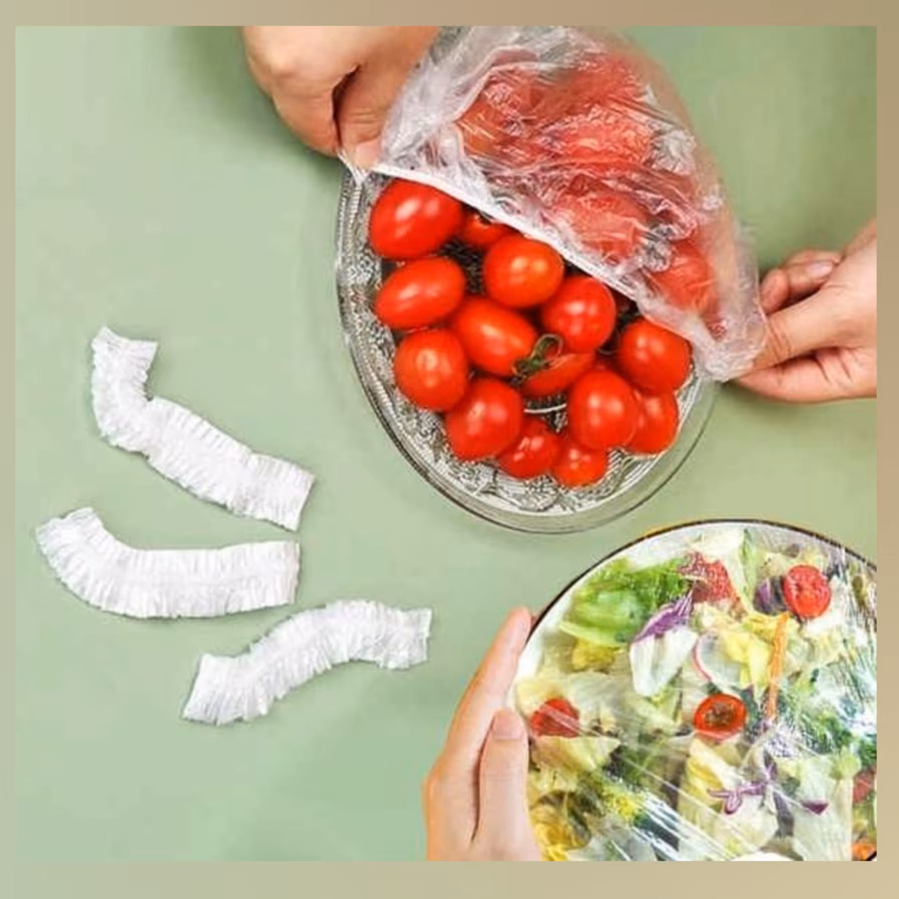  نایلون روکش کش دار  ظروف بسته 100 تایی 