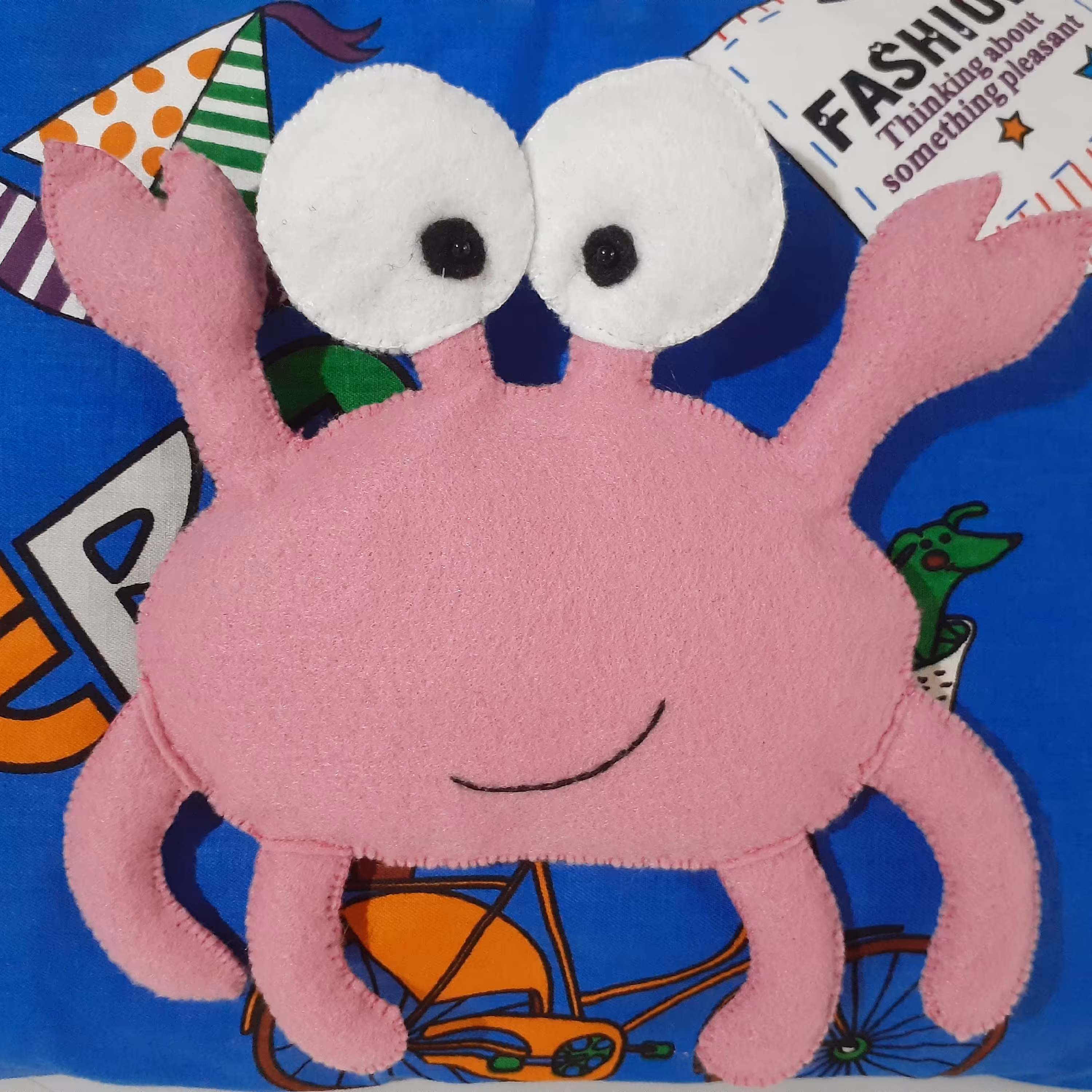 عروسک خرچنگ نمدی