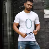 تیشرت ZERO مدل 3129 رنگ سفید