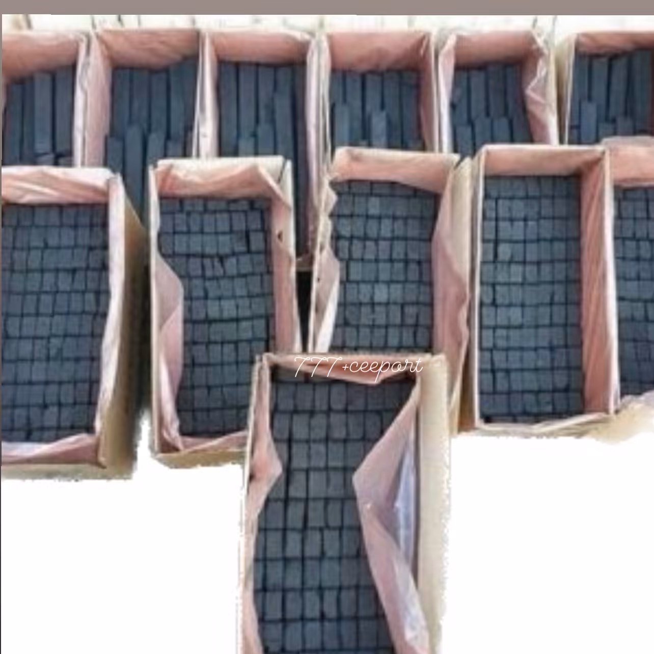 زغال قلیان برش خورده درجه یک صادراتی- ارسال با تیپاکس پس کرایه- حداقل 50 کارتن