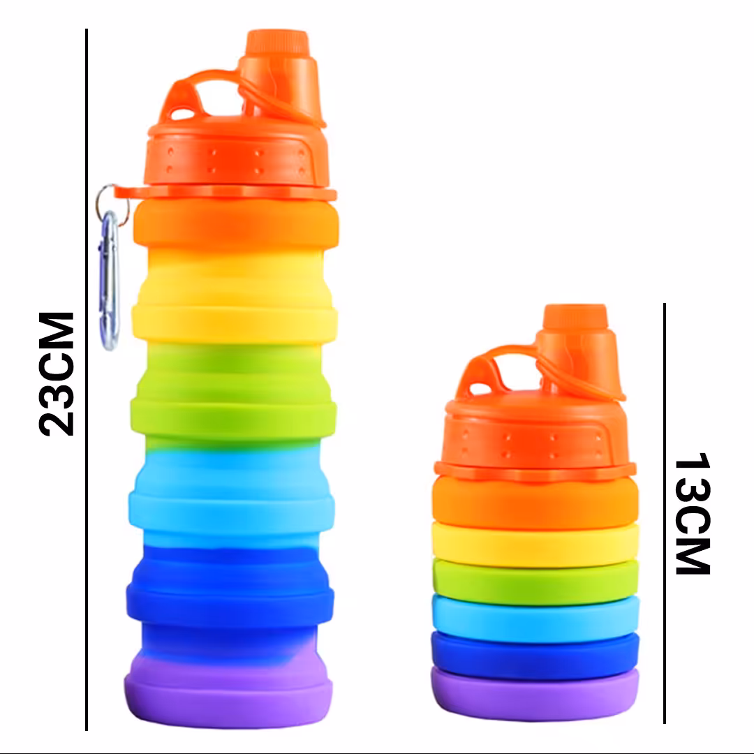 قمقمه سیلیکونی تاشو ارسال رایگان