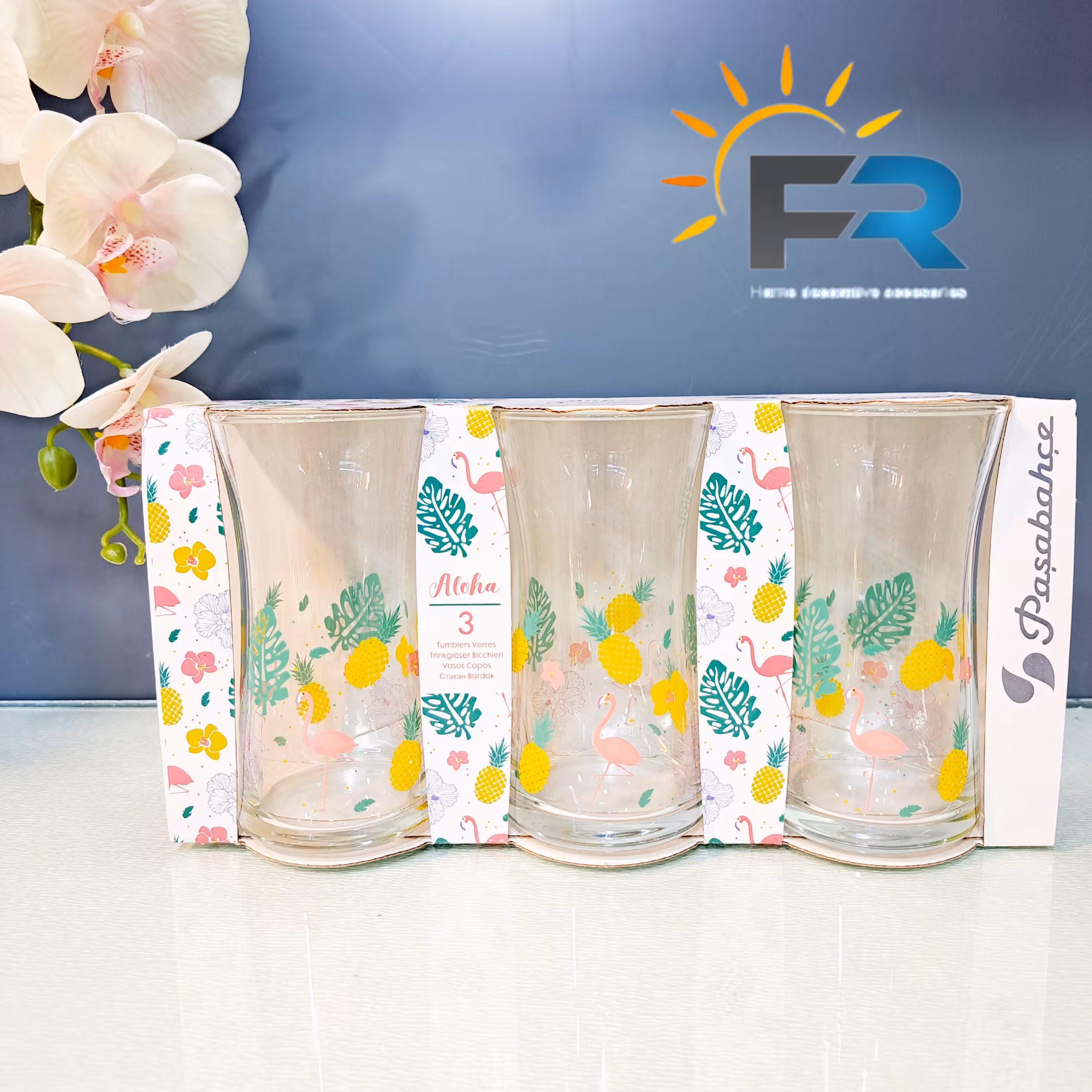 لیوان چاپی کمر باریک Aloha پاشا باغچه ترکیه  کد420845