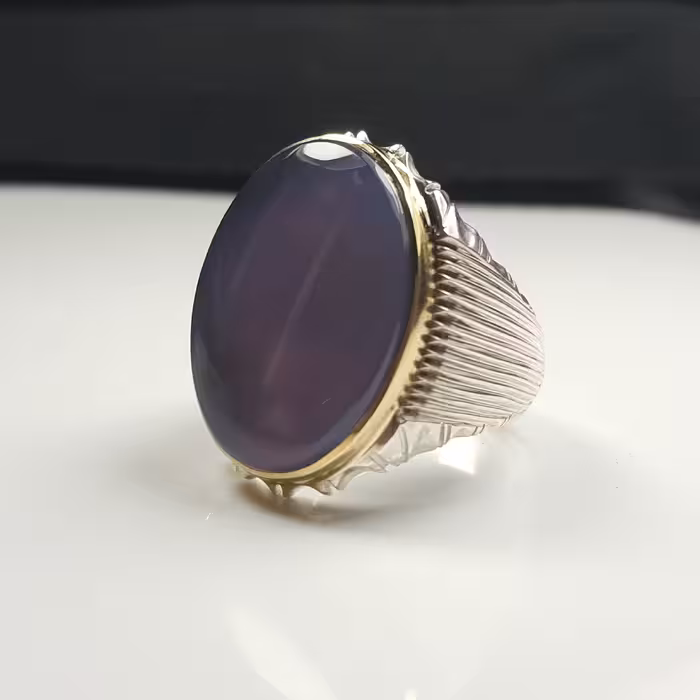 انگشتر عقیق یمن سوسنی انگشتر  عقیق یمن 