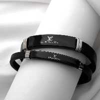 دستبند های ست زنانه و مردانه طرح چرم برند های رولکس وبولگاری و ....