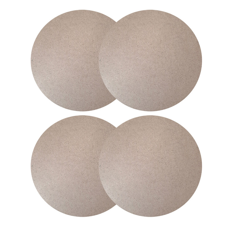 اسلایس چوبی مدل دایره کد 25 بسته 4 عددی