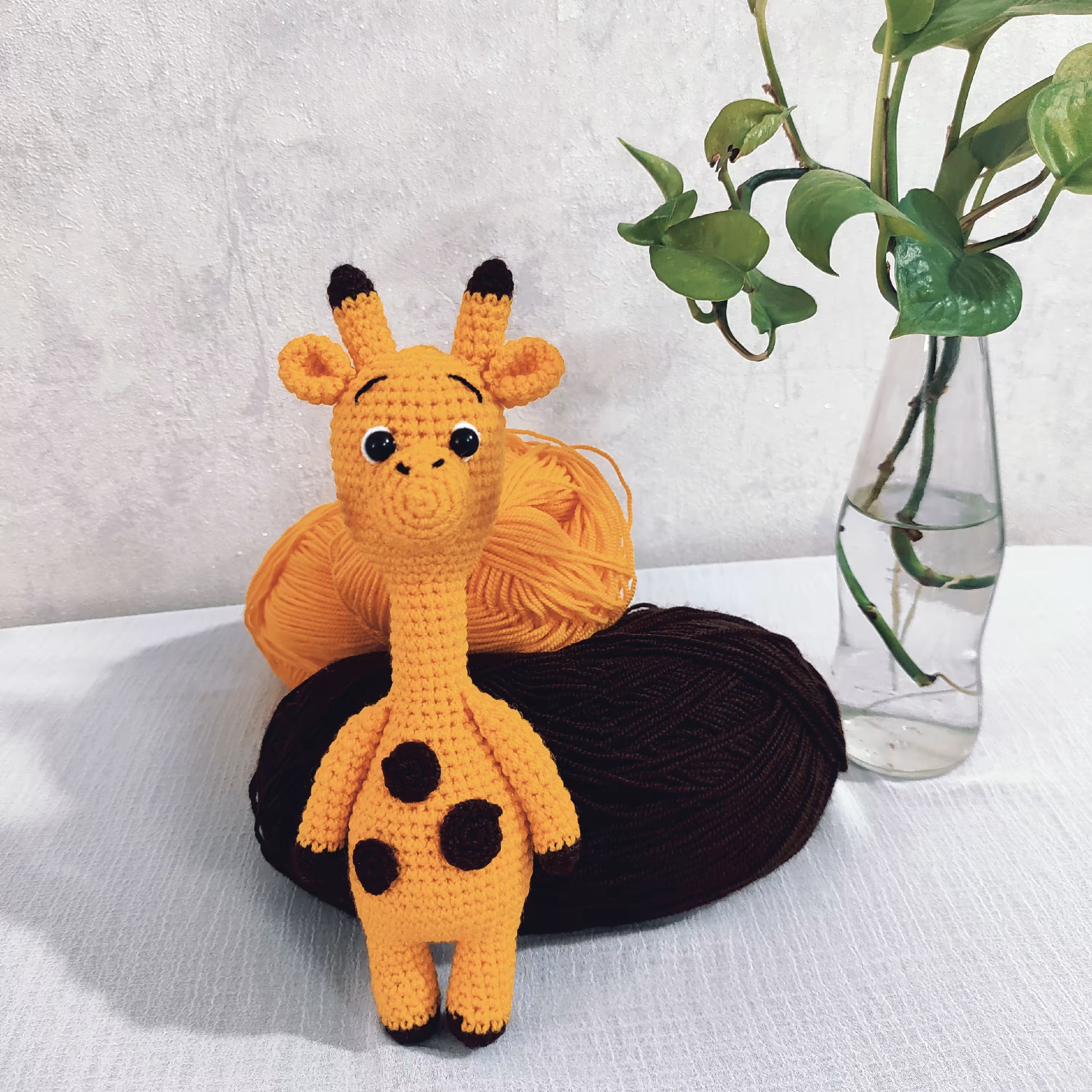 عروسک بافتنی(زرافه)