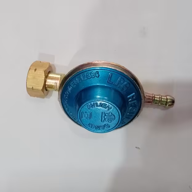 رگولاتور ( رگلاتور ) گاز مایع خانگی پرسی استاندارد آویزه صنعت آبی  رنگ بدون جعبه