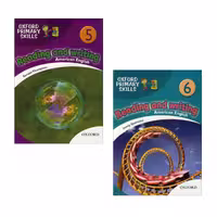 کتاب Oxford Primary Skills Reading and Writing 5_6 اثر جمعی از نویسندگان انتشارات ابداع 2 جلدی 