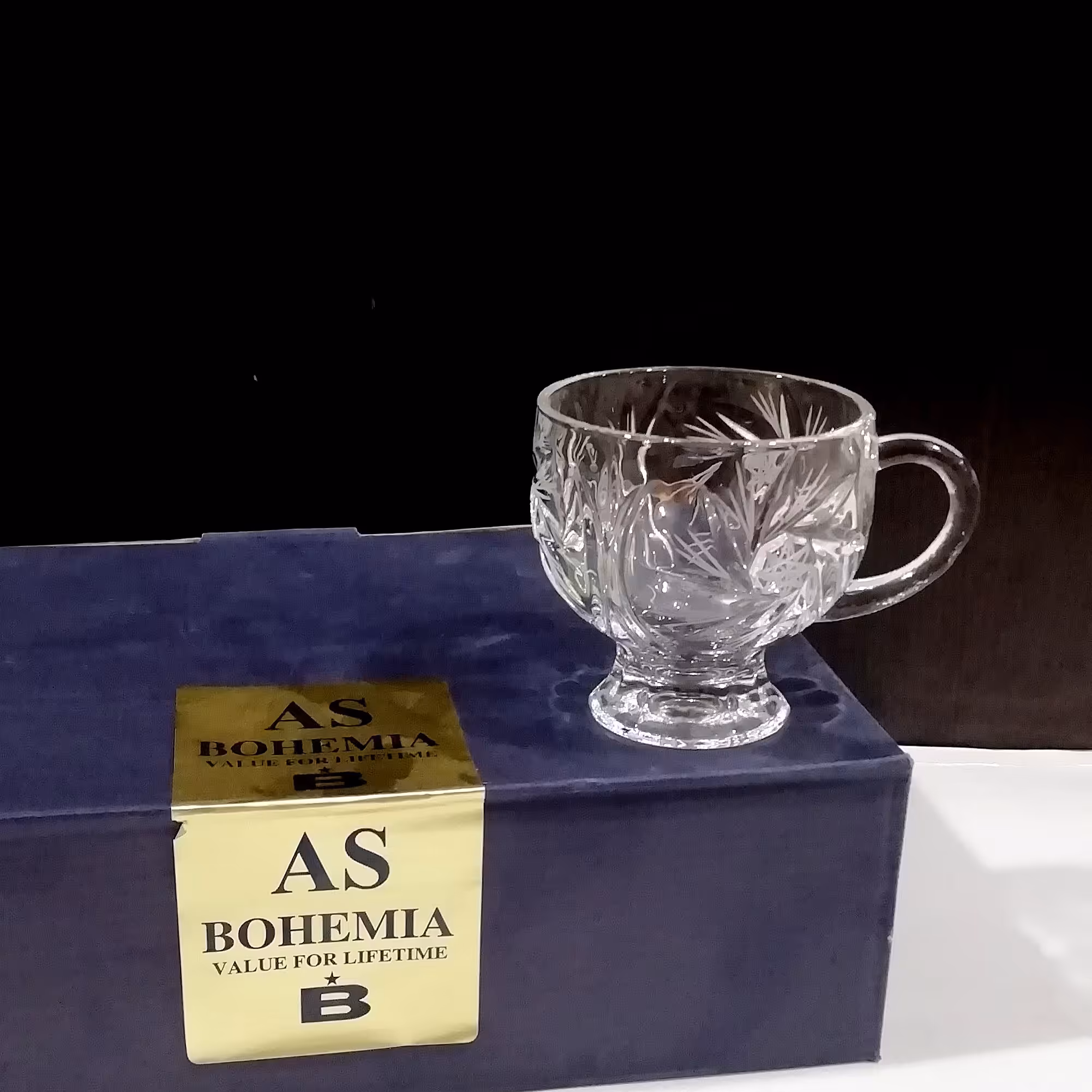 فنجان چایخوری شش عددی خورشیدی بوهمیا