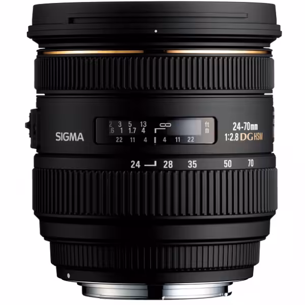 لنز زوم سیگما Sigma 24-70mm f/2.8 EX DG HSM برای نیکون