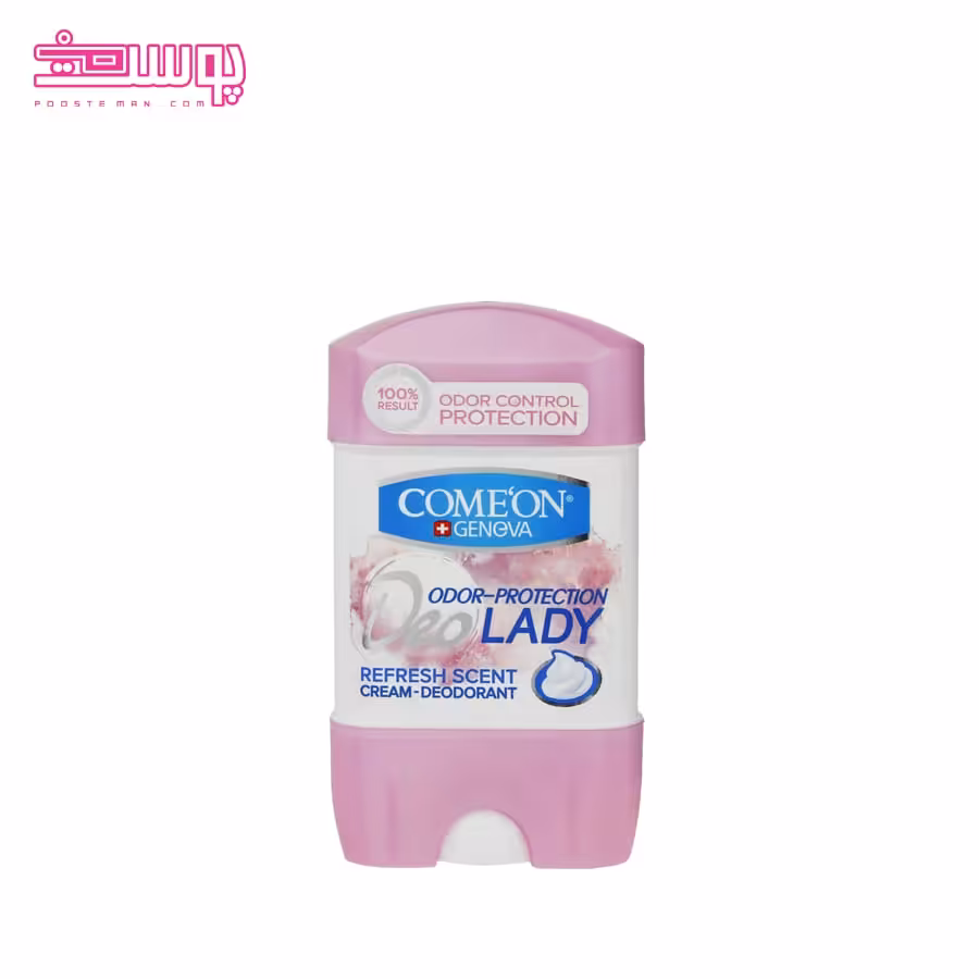 مام زنانه کرمی کامان مدل Deo Lady حجم 75ml