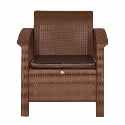 مبل حصیر بافت یک نفره نگین مدل B5983