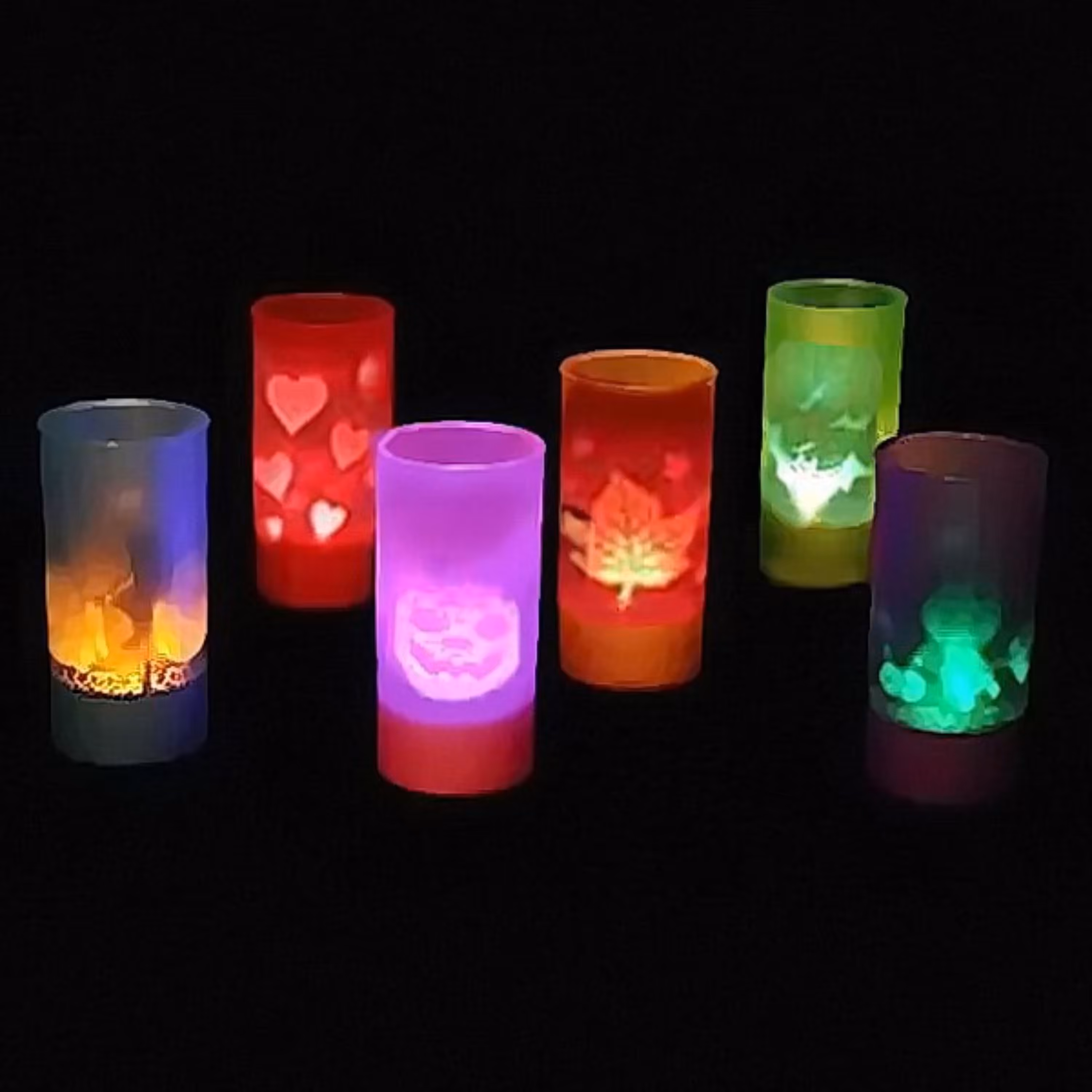 شمع LED پرژکتوری مدل B (یک جفت)